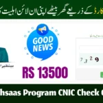 8171 Ehsaas Program CNIC Check Online
