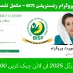 احساس پروگرام رجسٹریشن 8171 – مکمل تفصیل 2025