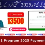 BISP 8171 Program 2025 Payment Criteria