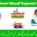 BISP Taleemi Wazaif Payment Instantly Withdrawal