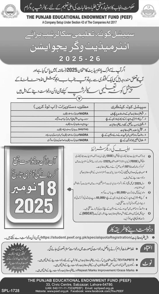 PEEF Scholarship 2025