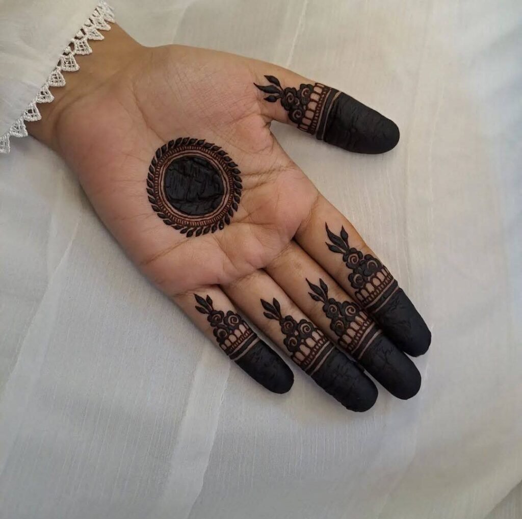 Front Hand Simple Mehndi Design