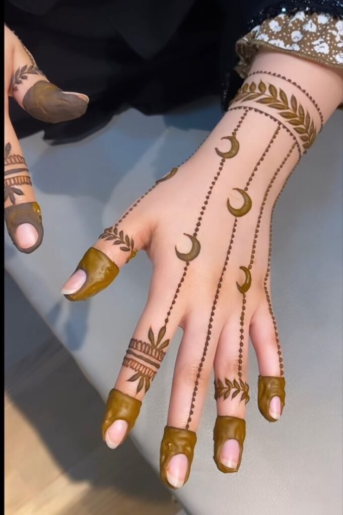 Simple Finger Mehndi Design